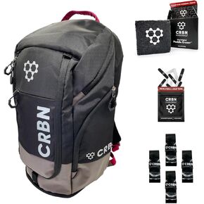 حزمة CRBN Pickleball Essentials - حقيبة الظهر ، وممحاة مجداف ، وشريط الرصاص ، وتجميد الجاف من أجل تحسين الأداء