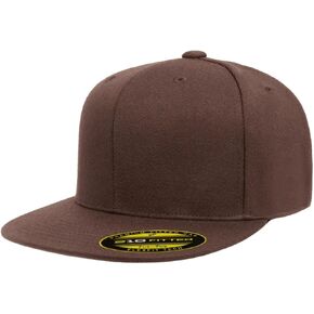 Flexfit Men's 210 Fitted Flat Bill Cap Hat