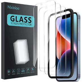 3 Pack Privacy Screen Protector for iPhone 16e/SE 4 2025(6.1 inch), Anti Spy Tempered Glass 9H Hardness, Black Protector Anti Spy, Bubble Free, Anti-Scratch
