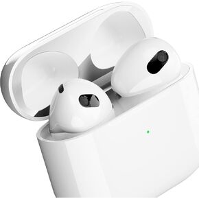2 Sets Dust Guard Sticker Compatible with AirPods Cases 3rd Generation (Sliver)