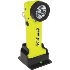 Nightstick Intrant Rechargeable Instrinsically Safe Permissible Dual-Light Angle Light (Green)