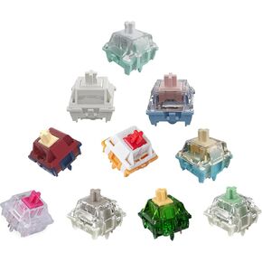 Gateron Series New Mechanical Keyboard Switches Sample Pack 20pcs