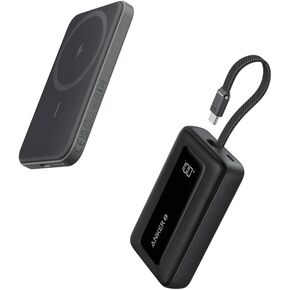 Anker Magnetic Portable Charger Zolo Power Bank, 10,000mAh 30W High-Speed Portable Charger