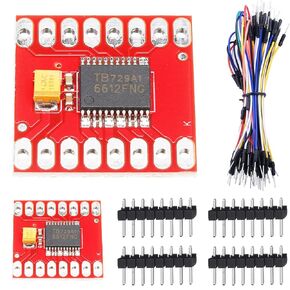 2PCS TB6612FNG DUAL MOTOR DRIVER عالية الأداء DRV8833 DC SEUPPER MOTOR CONTROL MODULE 1A مع كابل القفز للتحكم الدقيق Arduino