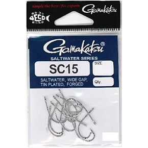 Gamakatsu 67702 Fly Hook, SC15, Silver, Various