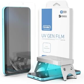 DOME GLASS Whitestone DOME UV GEN Film for Samsung Galaxy S25 Ultra [Glass-Like Film] Screen Protector Series [2pack]