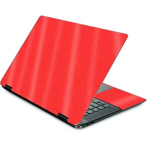 MightySkins Glossy Glitter Skin Compatible with HP Spectre X360 16" (2022) - Solid Red | Protective, Durable High-Gloss Glitter Finish | Easy to Apply, Remove, and Change Styles | Made in The USA