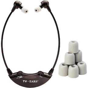 TV · EARS 5.0 Additional Wireless Headset & Earbud Tips Compatible with Most Analog & Digital Headset System - Ideal for Seniors & with Hearing Difficulties