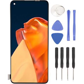 Phone Screen Replacement for Oneplus 9 5G, 6.55Inch OLED LCD Display Touch Screen Digitizer Assembly with Repair Tool Kit, for LE2113 LE2111 LE2110 LE2117 LE2115