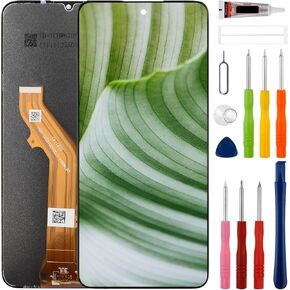 New LCD Touch Screen Digitizer Assembly for TCL 505 4G Touch Screen Digitizer Assembly Replacement with Upgraded Repair Tools Kit-Black