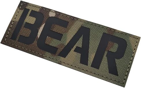 4PC New Russia Escape from Tarkov Bear USEC IR Reflective Patch Tactical Military Badges Decorative Appliques Hook and Loop Fastener Backing (Color-e) in Saudi Arabia