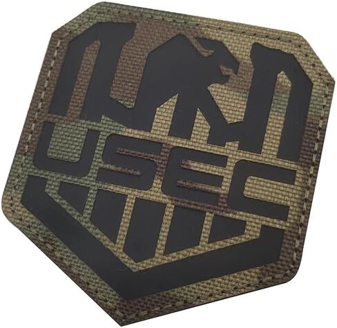 4PC New Russia Escape from Tarkov Bear USEC IR Reflective Patch Tactical Military Badges Decorative Appliques Hook and Loop Fastener Backing (Color-e) in Saudi Arabia