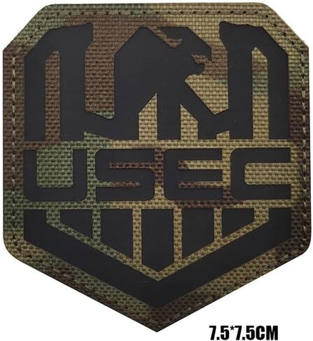 4PC New Russia Escape from Tarkov Bear USEC IR Reflective Patch Tactical Military Badges Decorative Appliques Hook and Loop Fastener Backing (Color-e) in Saudi Arabia