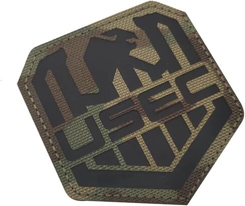 4PC New Russia Escape from Tarkov Bear USEC IR Reflective Patch Tactical Military Badges Decorative Appliques Hook and Loop Fastener Backing (Color-e) in Saudi Arabia