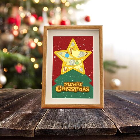 ABTOLS Metal Christmas Theme Cutting Dies for Card Making, Rectangle Frame Die Cuts Christmas House Snowflake Words Dies Template Mould for Card Scrapbooking and DIY Craft Album Paper Card Decor in Kuwait