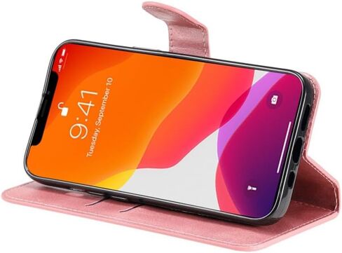 for Google Pixel 3A XL Wallet Case Kickstand Premium PU Leather Folio with Stand Card Slot Magnetic Flip Cover [TPU Interior Case] Compatible with Google Pixel 3A XL (Pink) in Kuwait