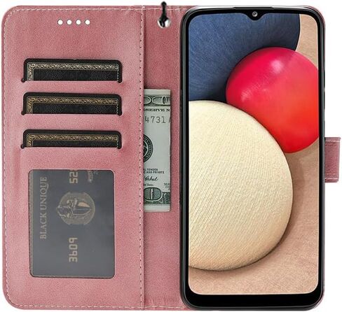 for Google Pixel 3A XL Wallet Case Kickstand Premium PU Leather Folio with Stand Card Slot Magnetic Flip Cover [TPU Interior Case] Compatible with Google Pixel 3A XL (Pink) in Kuwait