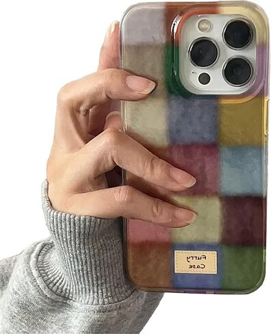Trendy Aesthetic Cute Colorful iPhone 15 Case Shockproof Design Slim Fit Protective Cover Phone Case with for Women Girls in Kuwait