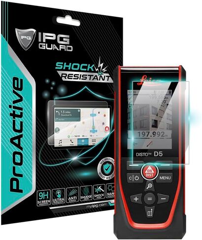 IPG ProActive Made for Leica ICON CC70 - CC80 Field Controller 7 Inch Display 9H Hardness Screen Protector Nano Ceramic Film Ultra Responsive High Clarity Smudge & Shock Proof for ICON-CC70/CC80 in Kuwait