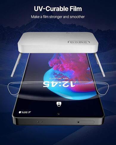 DOME GLASS Whitestone DOME UV GEN Film for Samsung Galaxy S25 Ultra [Glass-Like Film] Screen Protector Series [2pack] in Saudi Arabia