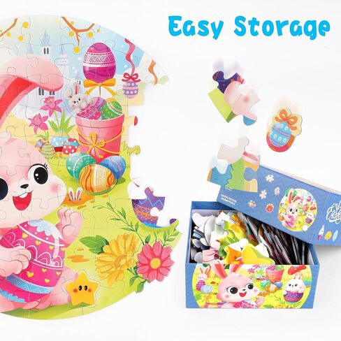 Dinosaur Puzzles for Kids, 100 Piece Jigsaw Puzzles for Kids Ages 4-8, Learning Educational Puzzle Toys for Toddlers Boys Girls 4 5 6 7 8 Years Old in Saudi Arabia