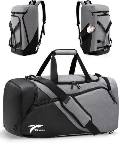 Tolaccea Small Gym Bag for Women Men, 25L Lightweight Duffle Bag for Travel, Waterproof Sports Bag with Shoe Compartment & Wet Pocket, Mini Carry on Weekender Overnight Bags for Workout Swimming in Saudi Arabia