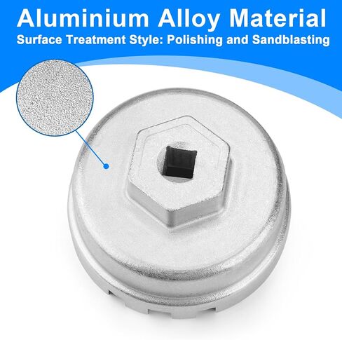 BETOOLL 23pcs Oil Filter Wrench Set, Oil Filter Socket Set with 65, 67, 72, 73, 74, 75, 76, 79, 84, 89, 91, 92, 95, 101mm, Compatible with Toyota VW BMW ‌GMC Sierra Ford Volvo in Kuwait