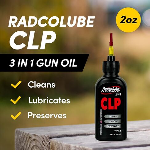 زيت بندقية CLP 3 في 1 ، مشحم ويحافظ على جميع أنواع الأسلحة النارية ، الدرجة العسكرية لتنظيف الأسلحة CLP نقطة ، وزيت السلاح ومجموعة أنظف أساسية ، زجاجة زيت الإبرة 2 أونصة in Saudi Arabia