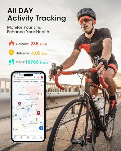 Health Fitness Tracker for Men Women: Activity Trackers with 24H Heart Rate Monitor Blood Oxygen Sleep Tracker Calorie Step Counter 5ATM Waterproof Fitness Smart Watches Compatible with iPhone Android in Saudi Arabia