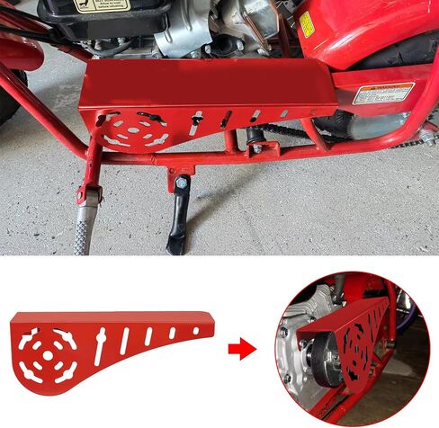 GREHUA غطاء حماية سلسلة الدراجة الصغيرة لـ Predator 212cc 196cc 5.5hp 6.5hp Clone Engine Coleman CT200U CT200U-EX BT200X Baja Warrior Massimo MB165 MB200 Doodlebug DB30 Motovox MBX10 Minibike أجزاء in Kuwait