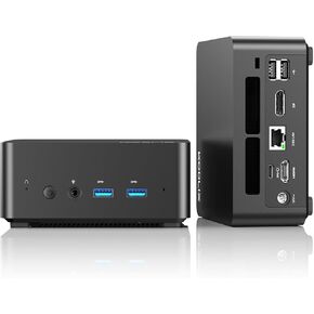 GD90 Mini PC Intel Core i9-12900HK 14C/20T, Bundle with AD78(AMD Ryzen 7 7840HS 8C/16T), GD90 Silver Mini Computers, USB-C/HDMI/DP, 2.5Gbps LAN, 5X USB Ports, HDD Slot, WiFi6E, BT5.2