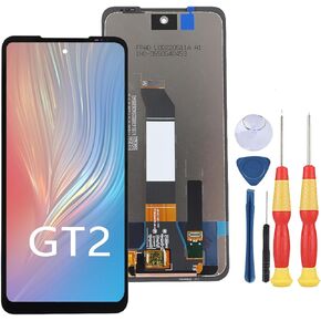 LCD Display Compatible with Umidigi Bison GT2/GT2 Pro LCD Display Touch Screen Assembly Repair Replacement Parts with Tools.