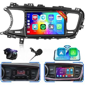2+64GB for Kia Optima K5 2013-2015 Wireless Carplay Android 13 Car Stereo Android Auto, 9" Touch Screen Radio GPS WiFi Bluetooth SWC Mic AHD Backup Camera