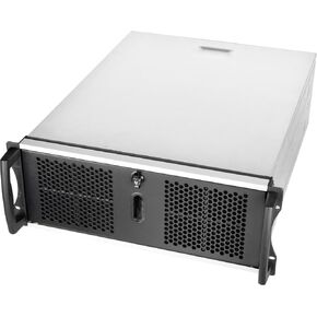Chenbro 4U High Performance Industrial Server Chassis - 21.5",5BAY*3.5",3BAY*5.25" ODD,Black,Bezel Black,1 * 12025,2 * 8025,CRPS(1+1),800W,Single