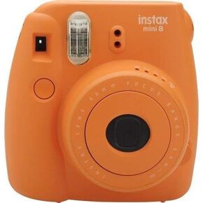 Fujifilm Instax Mini 8 Instant Film Camera(Vivid Orange) (Renewed)