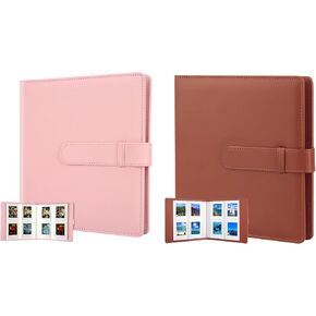 2Packs 256 Pockets Photo Album for Fujifilm Instax Mini LiPlay 11 90 70 50S 26 25 9 8+ 8 7S Instant Camera/Mini Link SP-1 Printer, Polaroid Snap SnapTouch PIC-300 Z2300 Mint Zip Instant Camera Printer