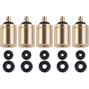 Youngy 5 Pcs Outdoor Butanes Refill Adapter Outdoor Campings Refill Adapter Portable Stove Connector With Spare O-rings Outdoor Enthusiasts