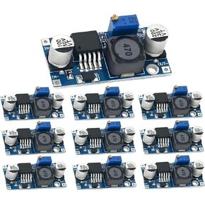 10Pcs LM2596 LM2596S DC to DC Converter Buck Module Input 3.2-35V Output 1.25-35V 3A Adjustable Buck Converter Regulator Power Supply Module