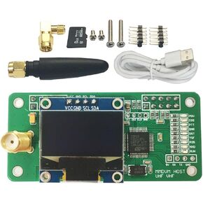 MMDVM Hotspot Board DMR DSTAR YSF P25 NXDN Digital Voice Modem with Two-Color OLED, Compatible with Raspberry Pi Zero W 2W, Pi 1B+ 2B 3B 3B+ 4B, Preloaded 4.2 Pi-Star Software