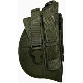 Tactical Adjustable Pistol Holster, Universal Molle Belt Gun Holsters with Magazine Pouch for M1911 G17 G18 G19 G26