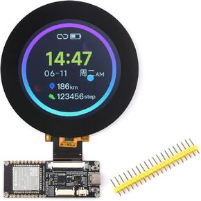 Waveshare ESP32-S3 RGB LCD Driver Board, Equipped with 32-Bit 240MHz LX7 Dual-Core Processor, 8MB PSRAM and Flash, WiFi & Bluetooth Support, Comes with a 2.8inch RGB Round Touch Display