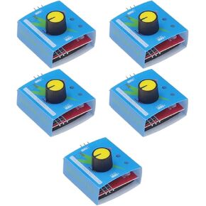 5Pcs RC Servo Tester 3CH Digital Multi ECS CCPM Consistency Speed Controller Checker Adjustment Steering Gear CCPM Master Checker Tester for RC Plane Boats Cars
