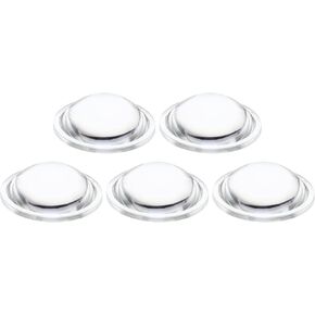 PATIKIL Diameter 40.8mm Height 10.5mm Flat Convex Lens, 5 Pcs Acrylic LED Optical Convex Condenser Lens for LED Flashlight Bike Head Lamp, Transparent