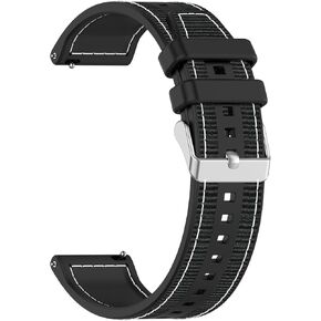 Nylon Silicone Watch Band Strap Compatible with Bushnell iON Elite Edge Golf Smartwatch