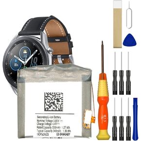 Replacement Battery EB-BR840ABY [Upgraded] for Samsung Galaxy Watch 3 SM-R840 SM-R845 SM-R845U 45mm Battery Free Adhesive Tool Kits