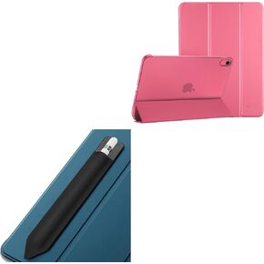 ProCase for iPad 10th Generation Case 2022 iPad 10.9 Case Budle with Pencil Holder Sticker for Apple Pencil 1st and 2nd Gen