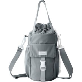 Water Bottle Holder with Strap Phone Pocket 32oz 40oz 64oz Tumbler Water Bottle Carrier Sling Bag Crossbody