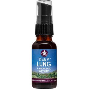 WishGarden Herbs Deep Lung & Bronchial Support - Natural Lung Support Supplement and Lung Cleanse for Smokers with Mullein Leaf, Supports Lung Health and Lung Detox, Promotes Lung Strength, 2oz