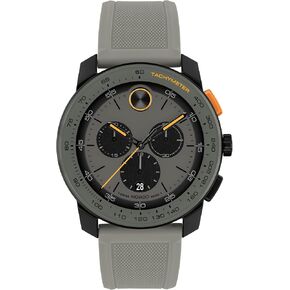 Movado Bold TR90 Men's Sport Watch - Swiss Quartz Chronograph Movement, Leather Strap - 3 ATM Water Resistance - Luxury Fashion Timepiece for Him - 43.50mm in Kuwait