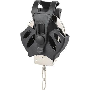 Universal Molded Handcuff Case for Chain & Hinged Cuffs, Includes ASP, 360° Rotating Belt Clip, MOLLE Compatible, Lightweight Polymer, Secure Snap Closure, Fits 1.25" & 2.25" Duty Belts